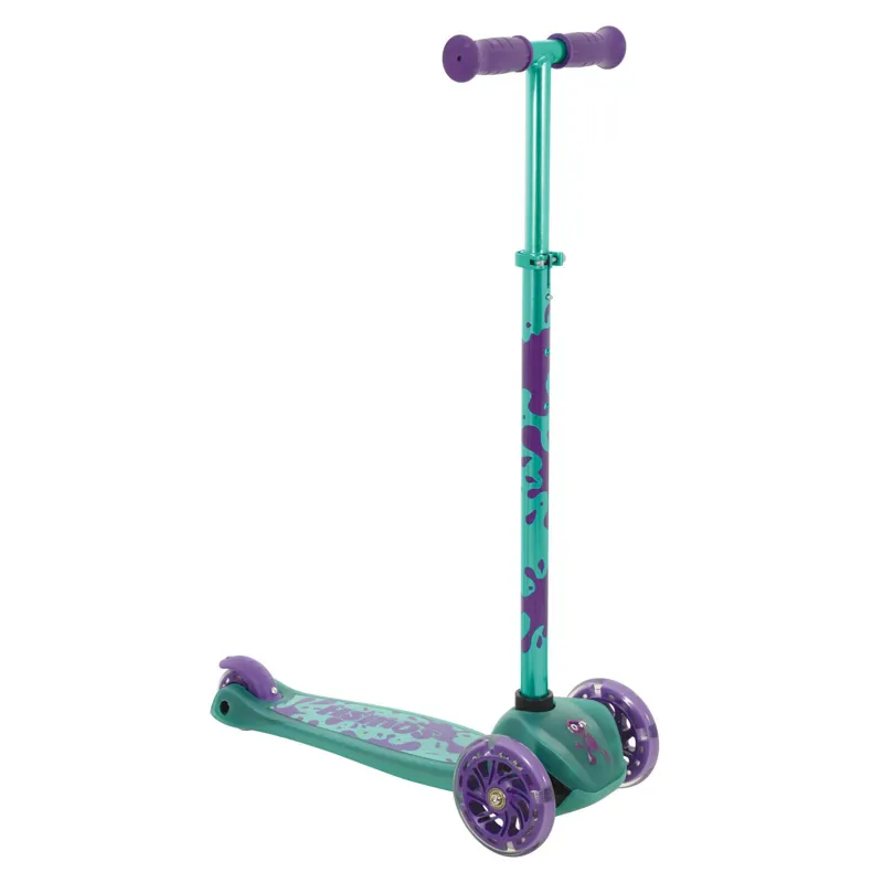 Squish Mini Flex LED Tilt Kids Scooter in Teal